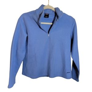 Patagonia Capilene Top pullover quarter zip front blue  small Cozy Comfy usa